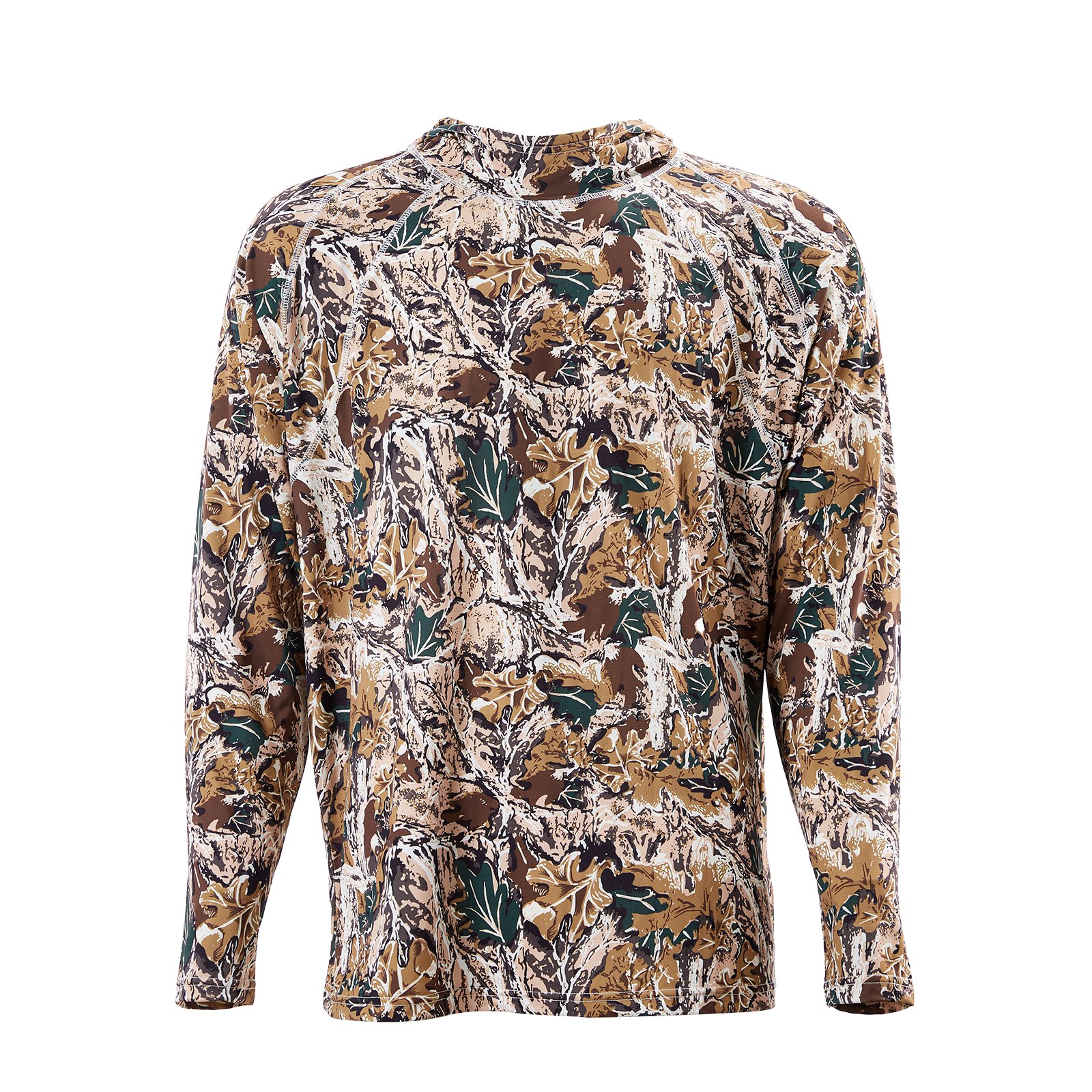 Herren-Kapuzenpullover, feuchtigkeitsableitend und atmungsaktiv, schnelltrocknend, ideal für Outdoor-Arbeiten im Frühling und Sommer, Größe S, Camouflage_voghion.com