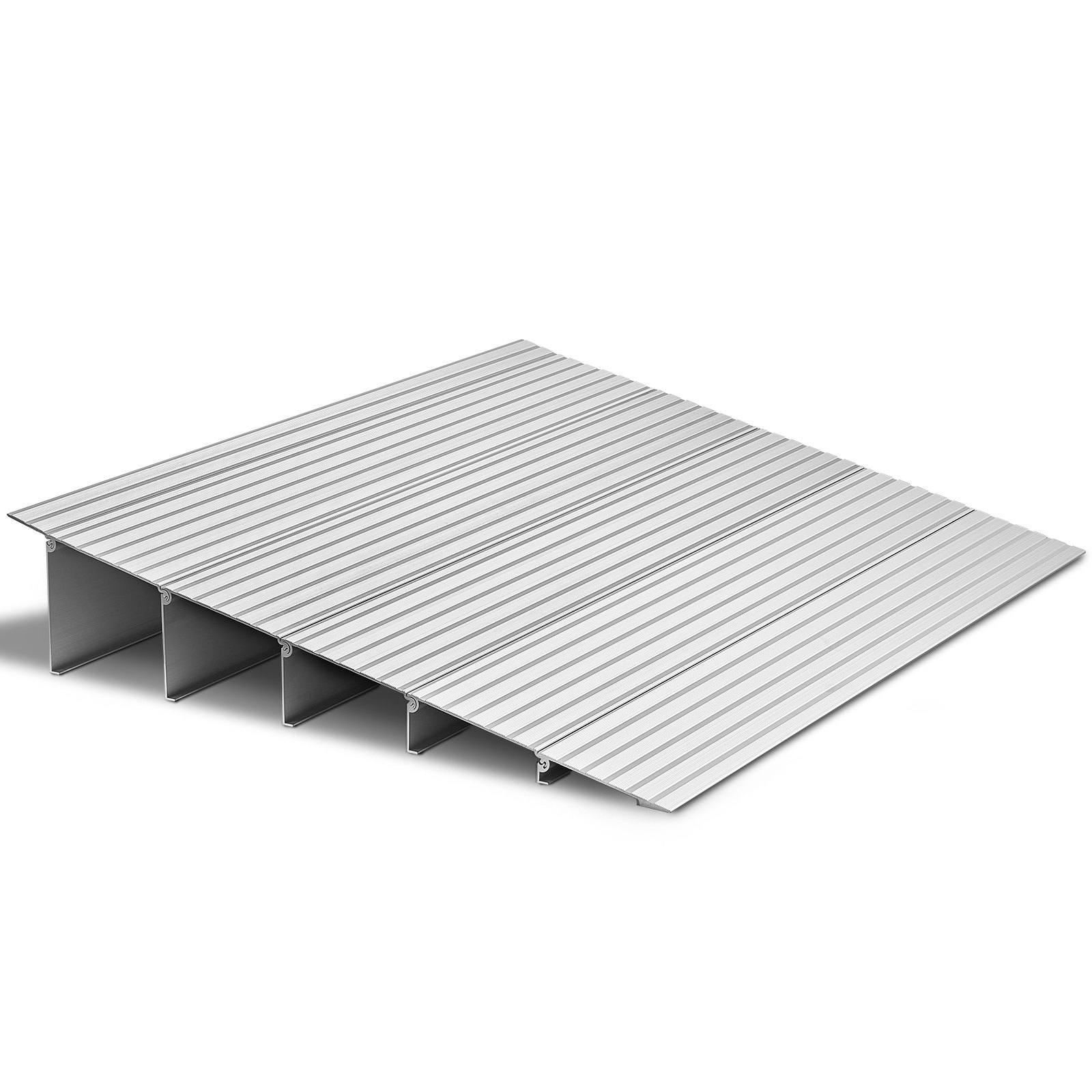 Türschwellenrampe 677x865x138 Mm Rollstuhlrampe Aus Aluminiumlegierung Mit Einer Tragkraft Von 360 Kg Bordsteinrampen Für Heimtreppen Für Rollstühle Roller Gehhilfen Fahrräder Dreiräder