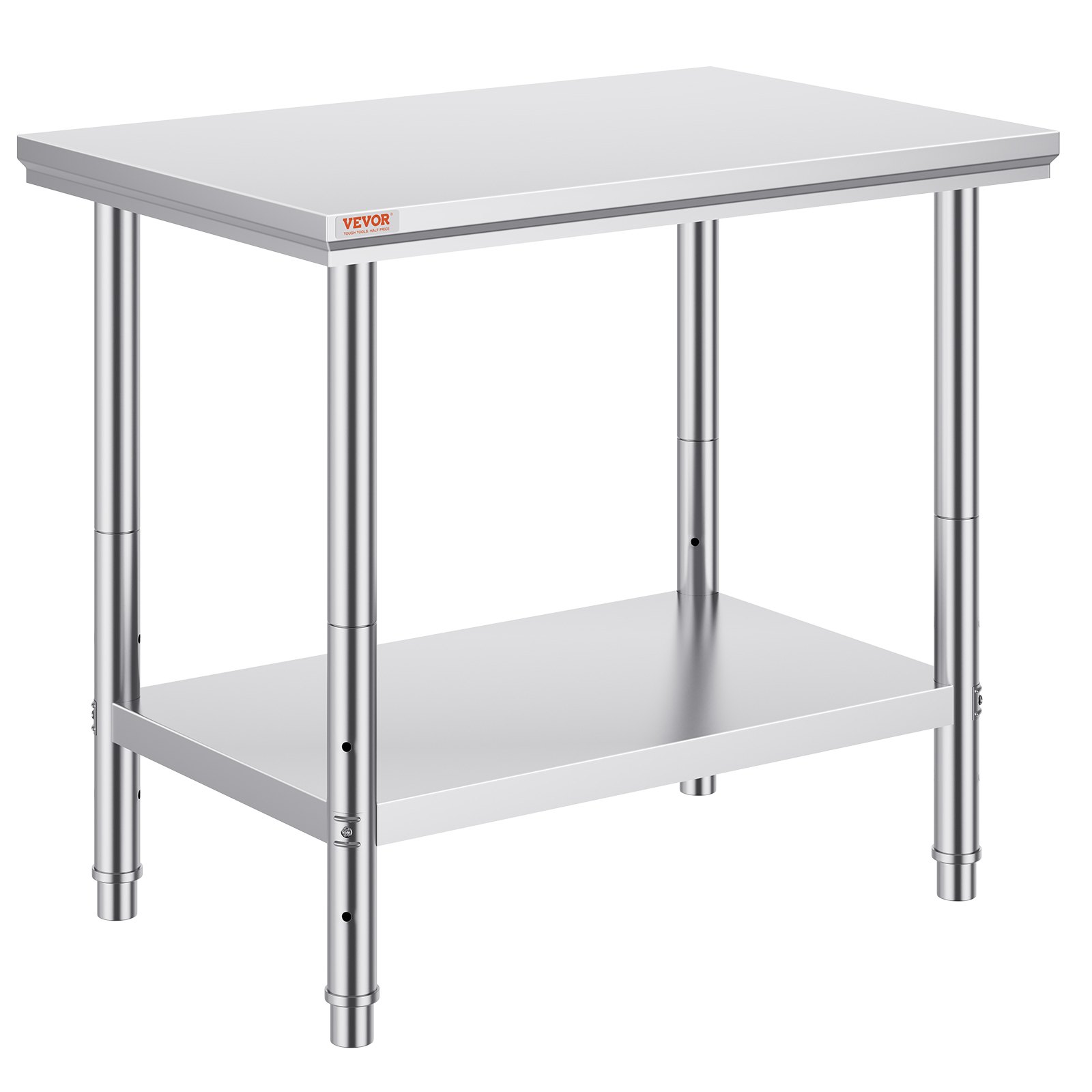Stainless Steel Prep Table, 900x600x800 Mm, 700 Lbs Load Capacity, Heavy Duty — image 2