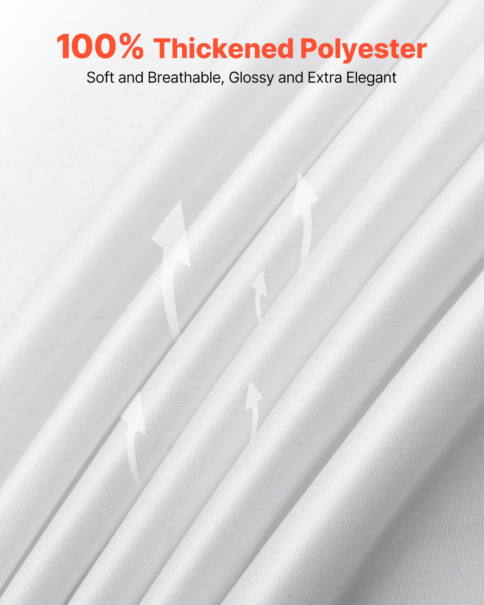 6er Set Tischdecken Aus Polyester Weiß Abwaschbar Für Feiern_voghion.com