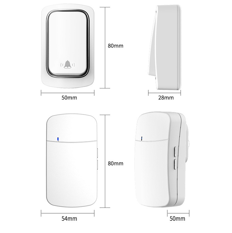 Title 1, Long Distance Wireless AC Doorbell Using Battery