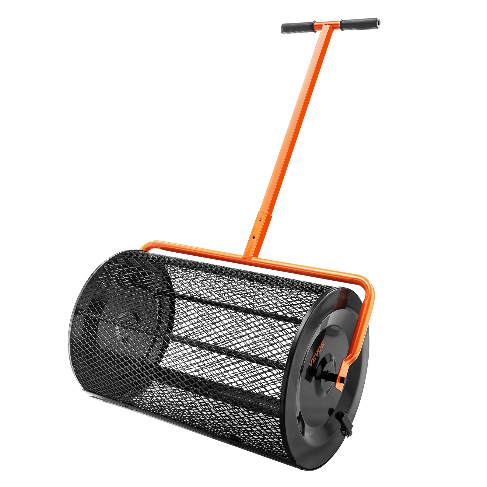 Compost Spreader, 24.4-25.6" Height Adjustable Handle, 24" Wide, Lawn — image 3