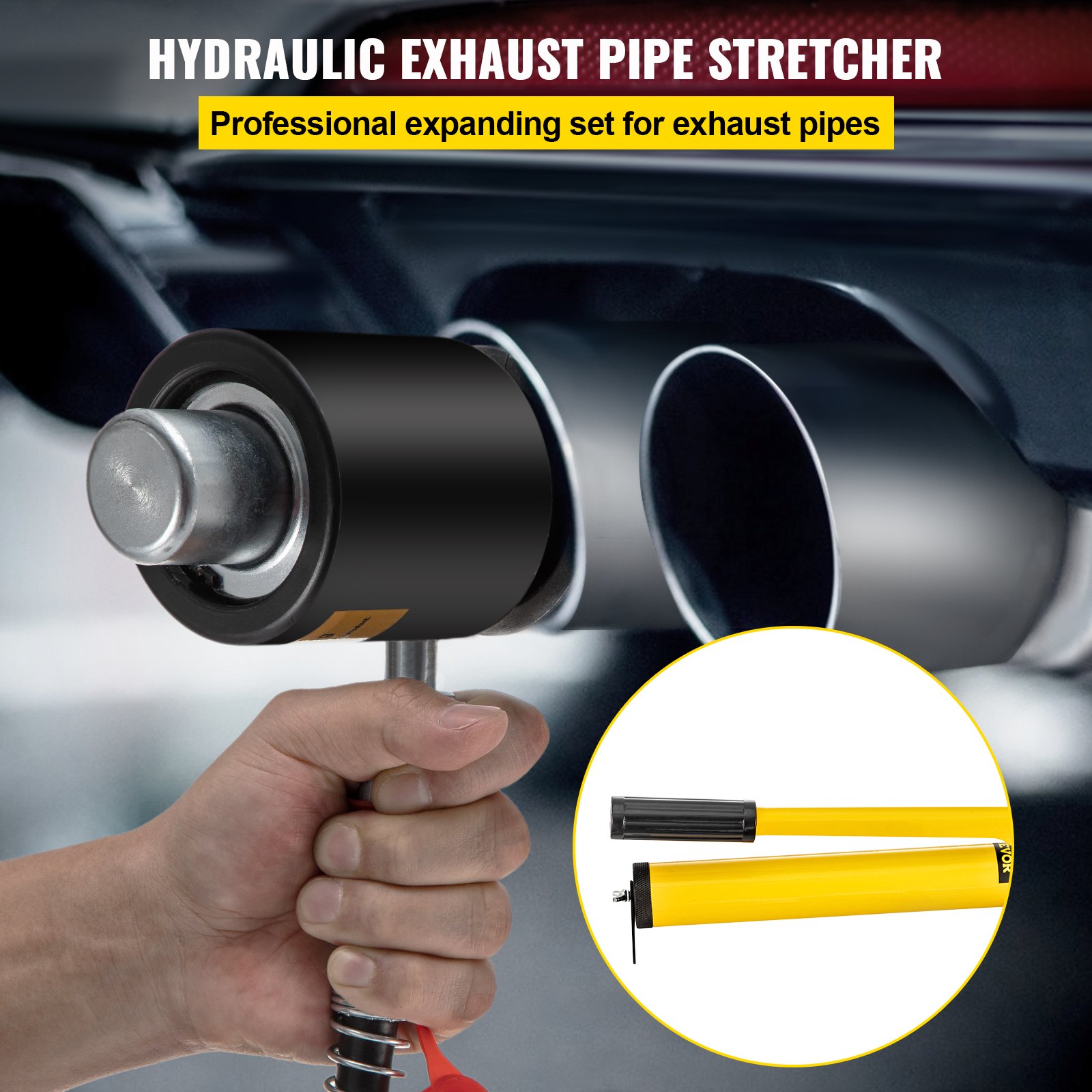 Hydraulic Exhaust Pipe Expander, 4.1 To 10.8 Cm Size, 10 T Manual Stretcher W/4 — image 5