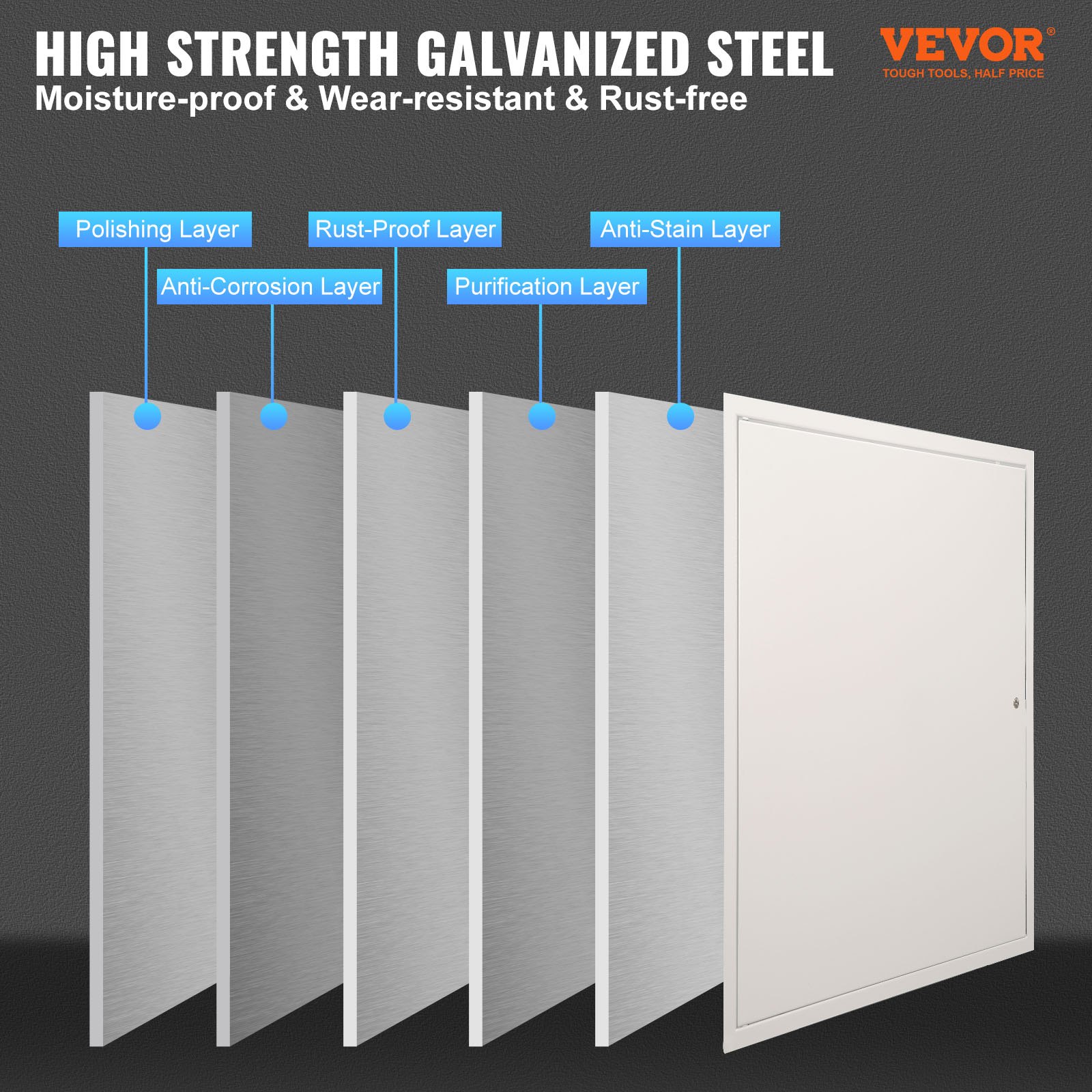Access Panel For Drywall & Ceiling, 24 X 24 Inch Plumbing Panels, Reinforced — image 3