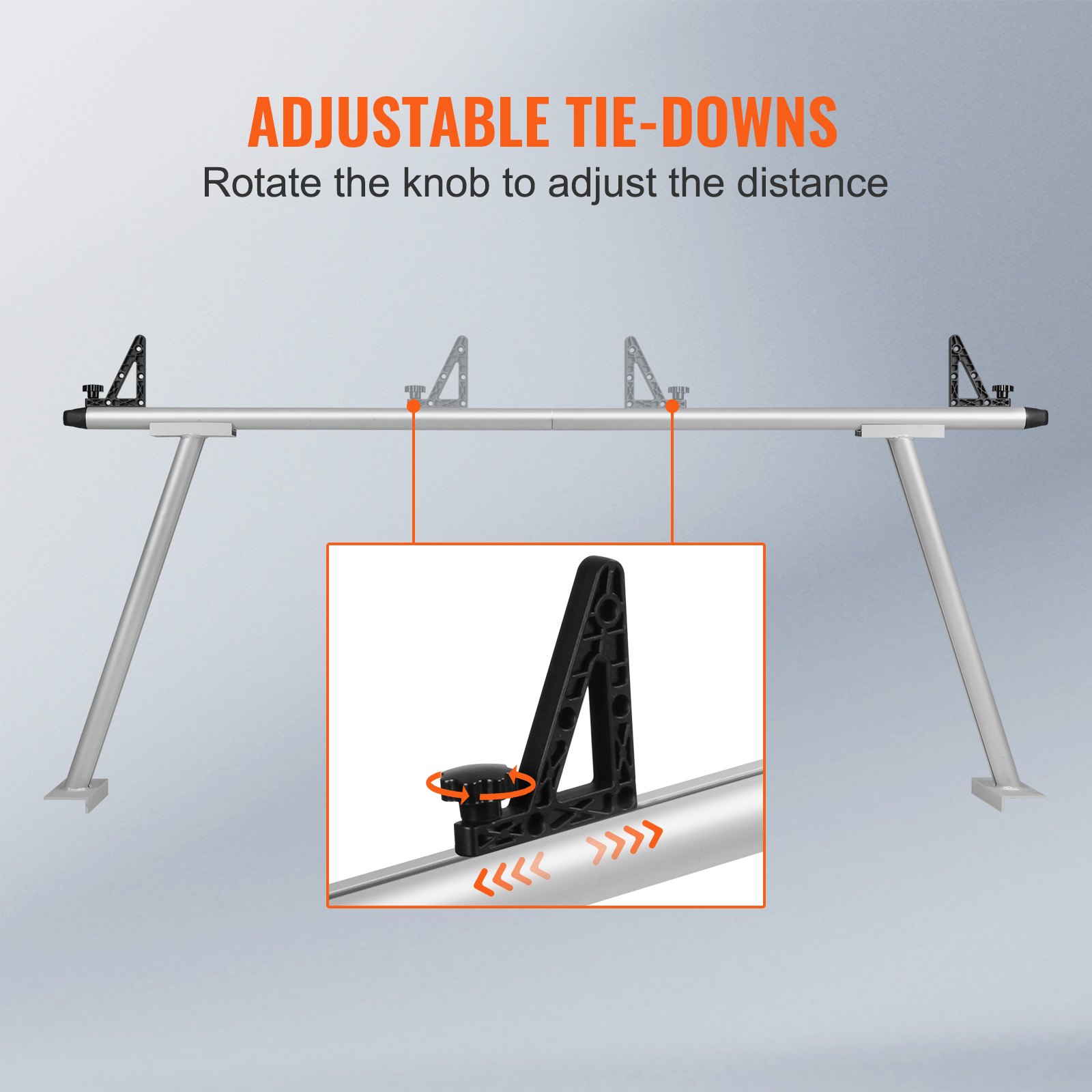 Truck Rack, 800 Lbs Capacity, 71"x32" Aluminum Ladder Rack For Truck With 8 Non-Drilling C-clamps, Heavy Duty Truck Bed Rack Two-Bar Set For Kayak, Surfboard, Lumber, Ladder