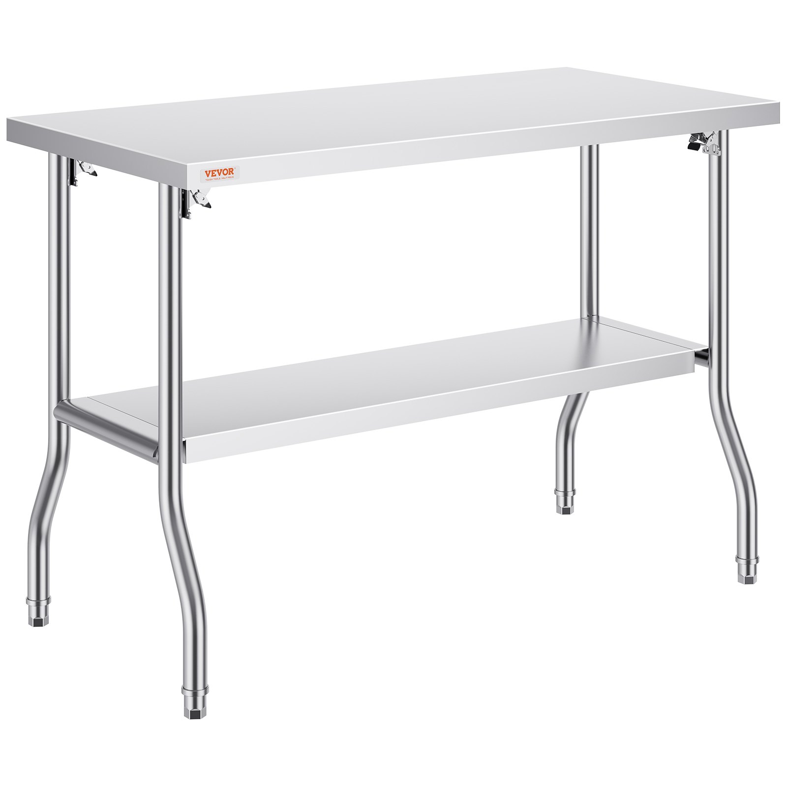 Commercial Worktable Workstation 121.9x61 Cm Folding Prep Table, Heavy-duty — image 4
