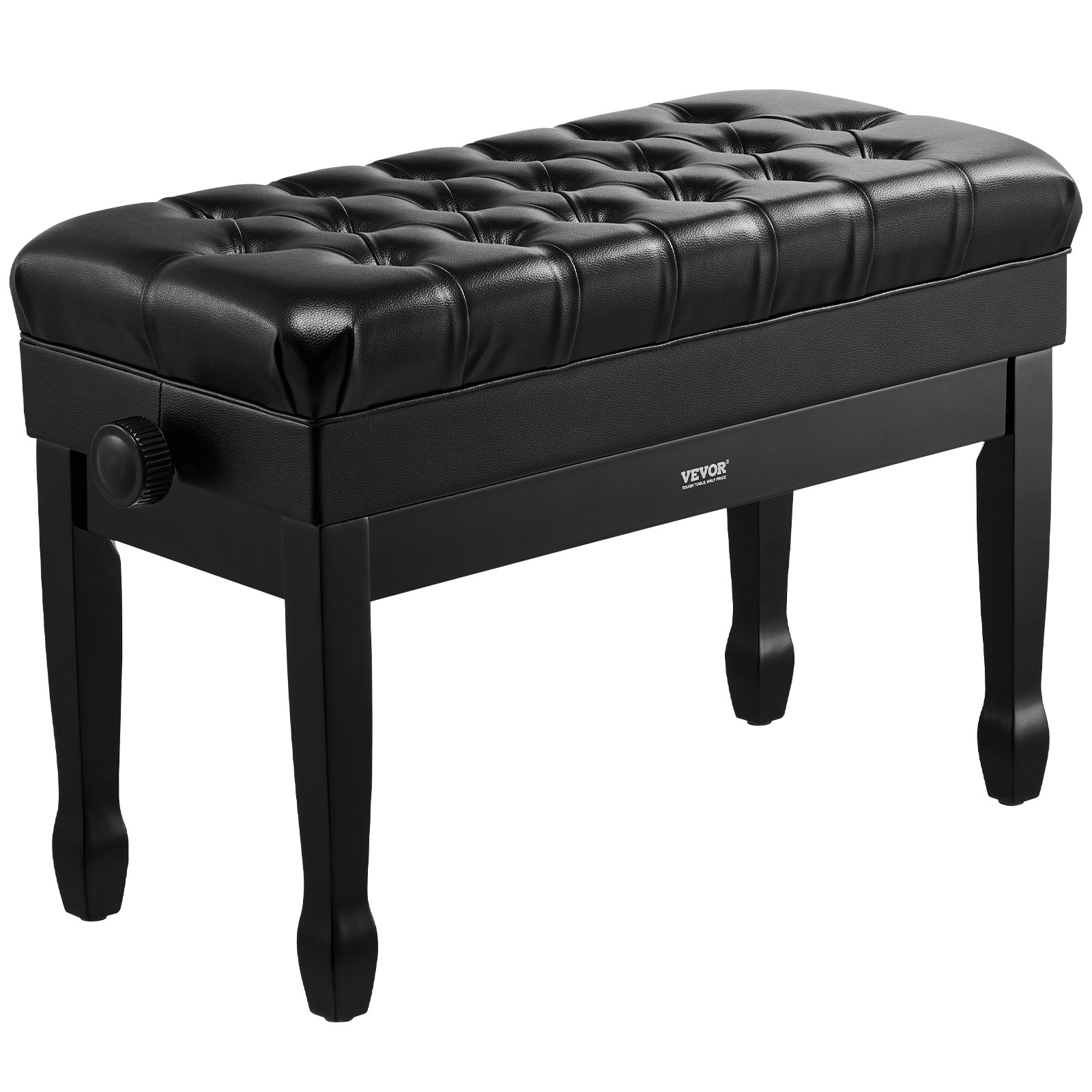 Piano Bench, 29.5" X 14" X 20.3", Duet Keyboard Chair With 20.3"-23.4”
