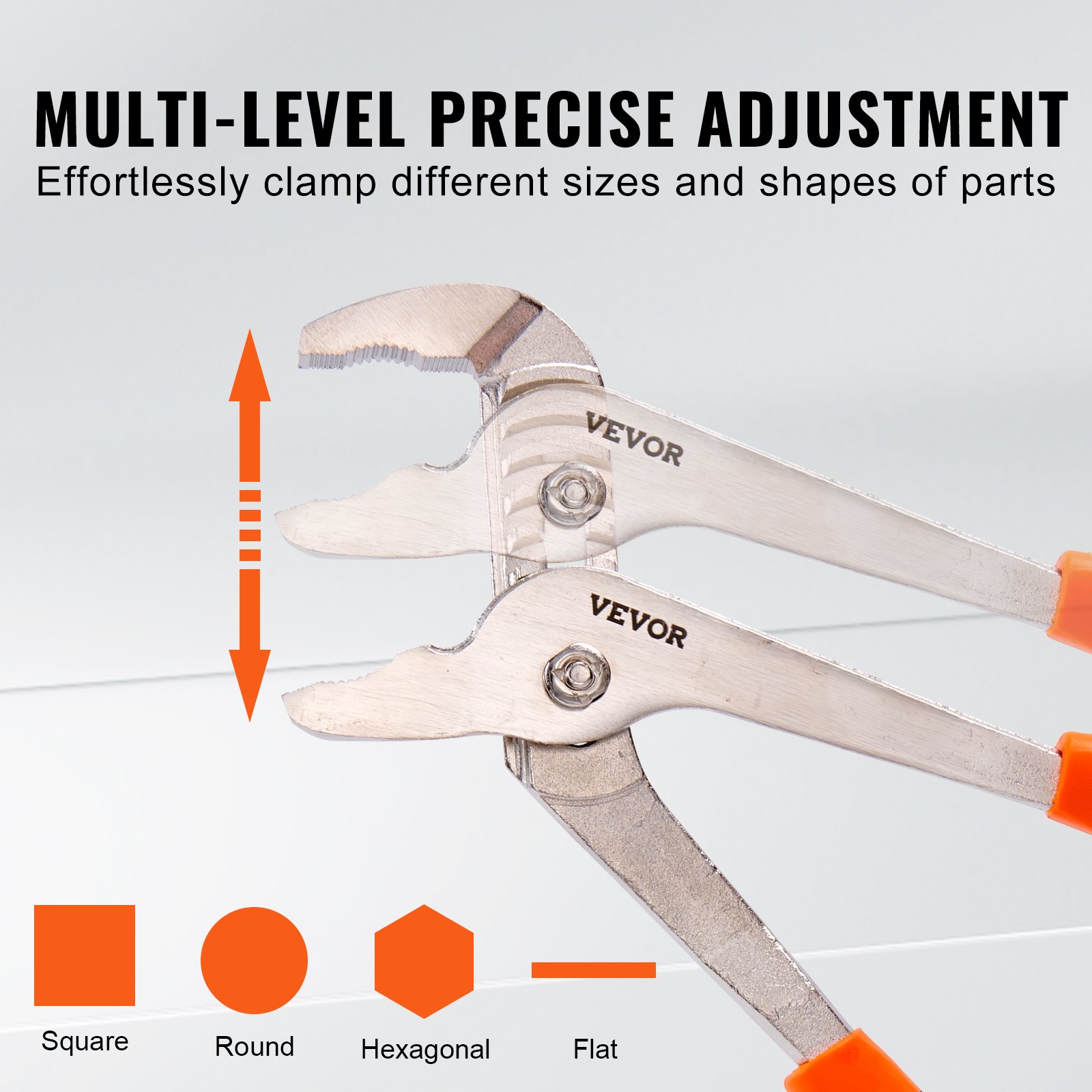 Pliers Set, 8-Piece, High Carbon Steel, 30.5cm/25.4cm/20.3cm Groove Joint — image 3