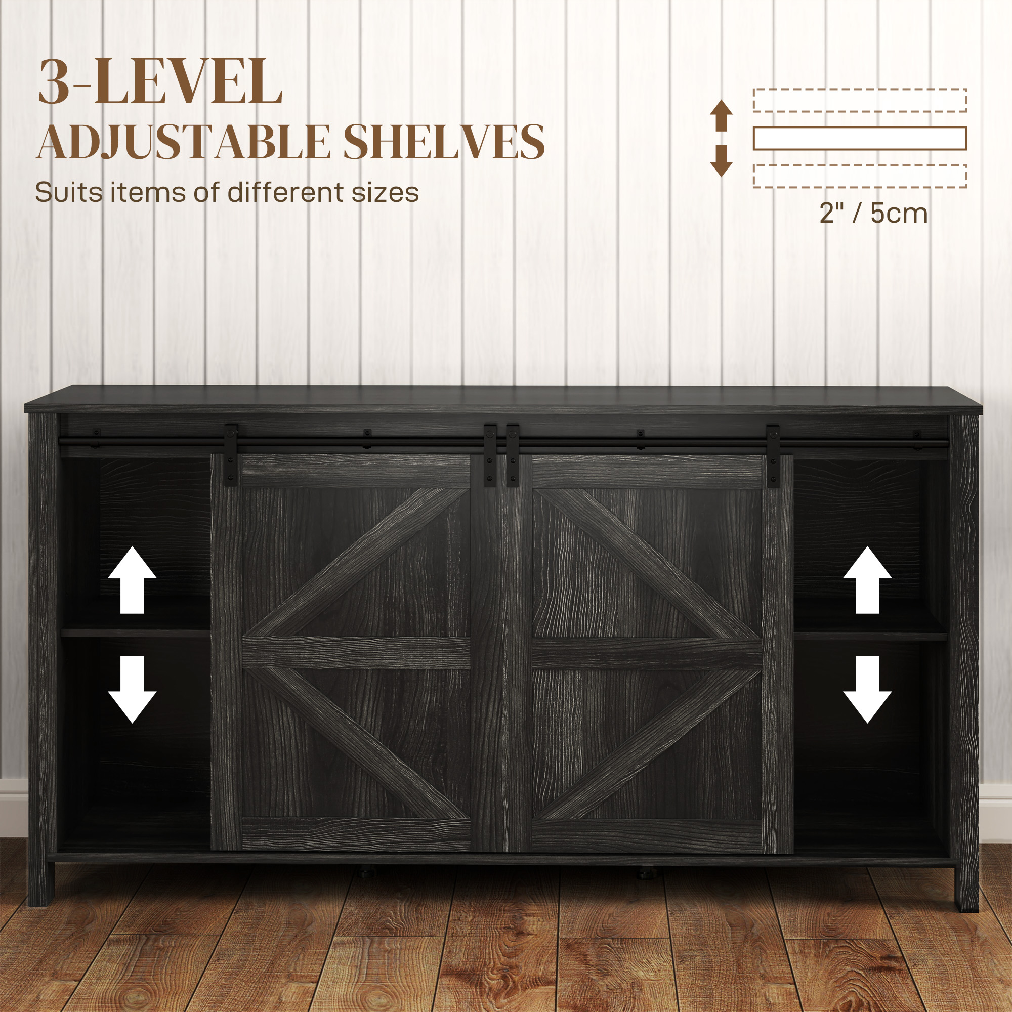 60" Buffet Cabinet Product Image