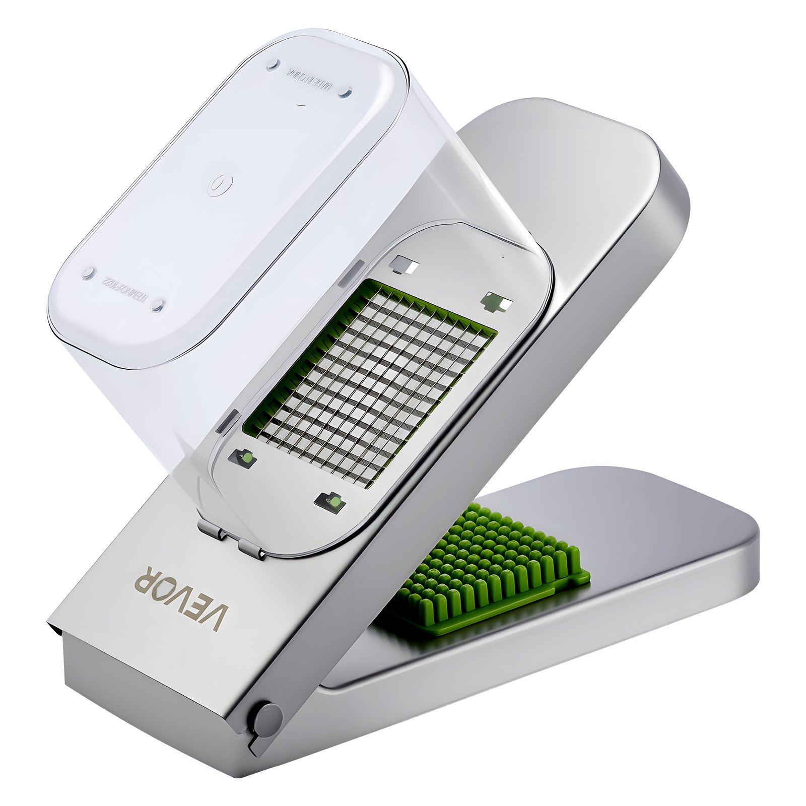 Vegetable Chopper, Food Veggie Cutter With 3 Stainless Steel Blades 8d43c8a1 365a 445c 8ef9 A719bbd1e816