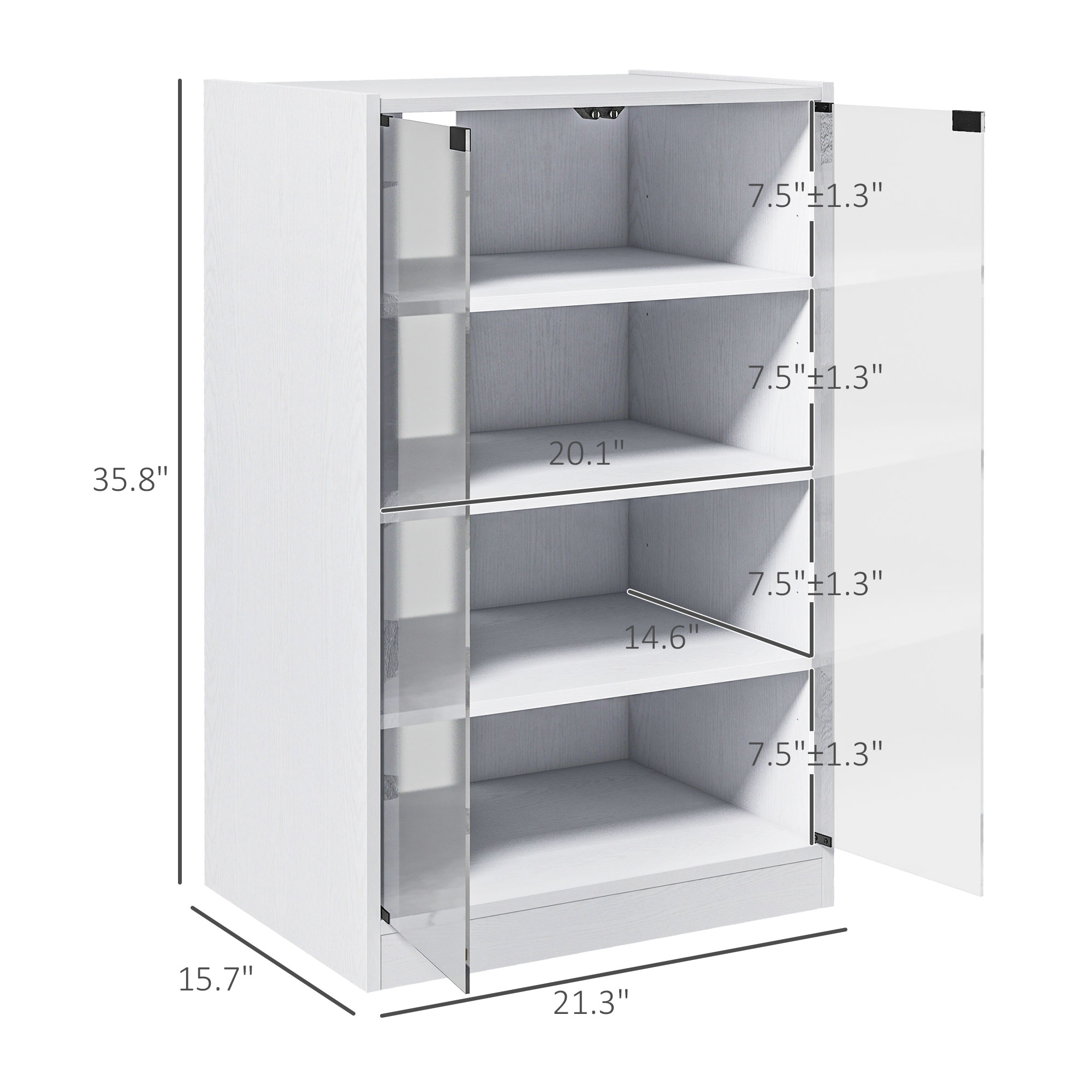 4-Tier Media Cabinet, picture 2 of 4
