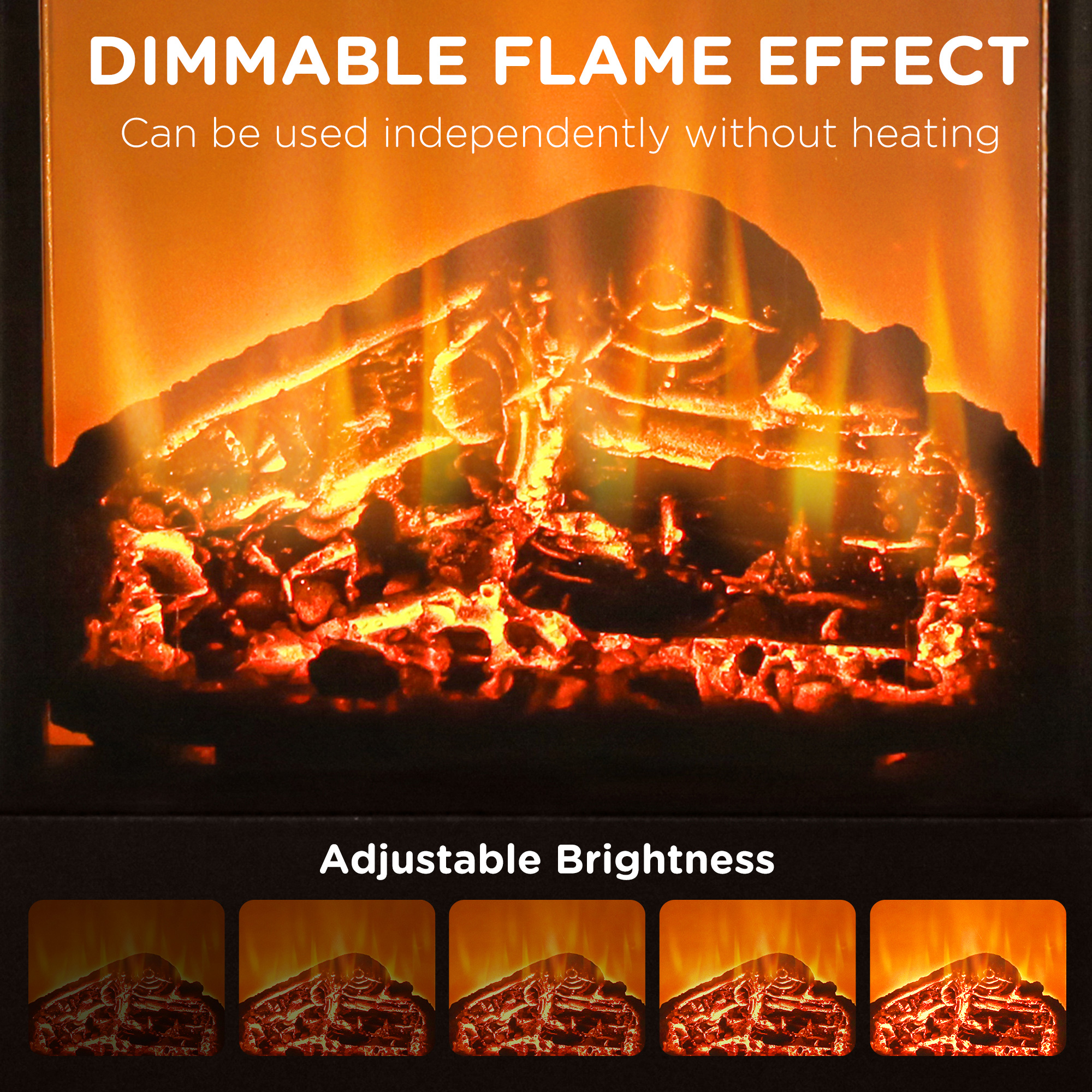 31" Freestanding Electric Heater With Oscillation, Remote Control & 12H Timer For Indoors, 1400W, Black_voghion.com
