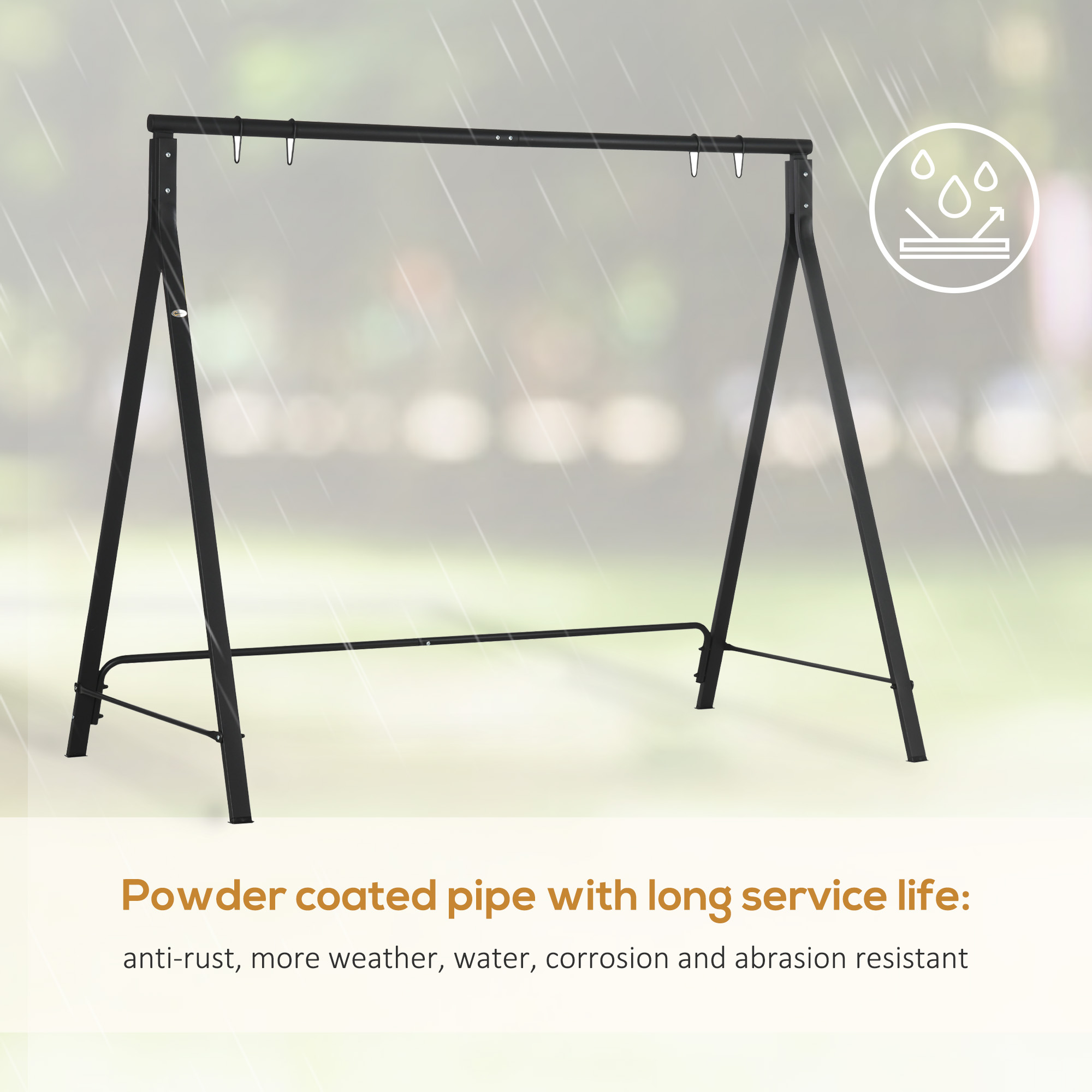 Metal Porch Swing Stand, picture 4 of 4