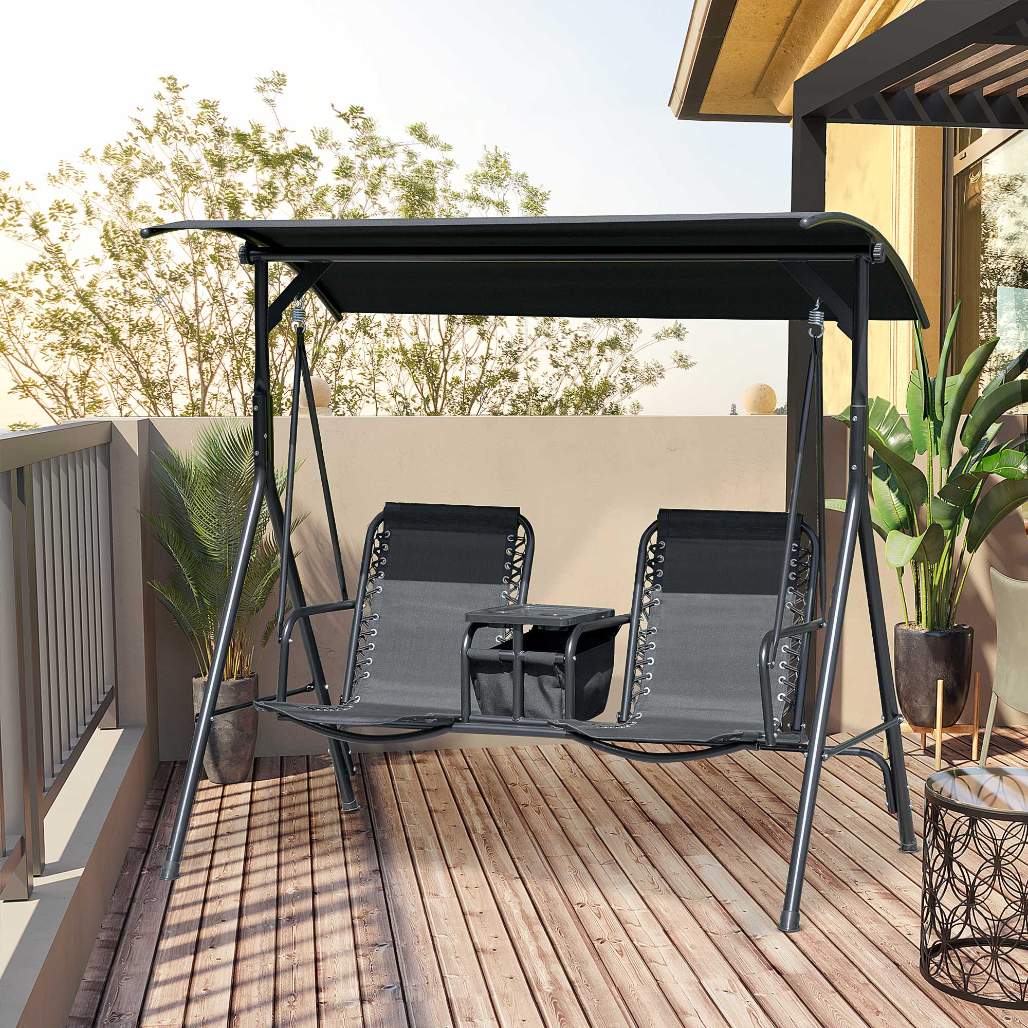 2-Seat Outdoor Porch Swing