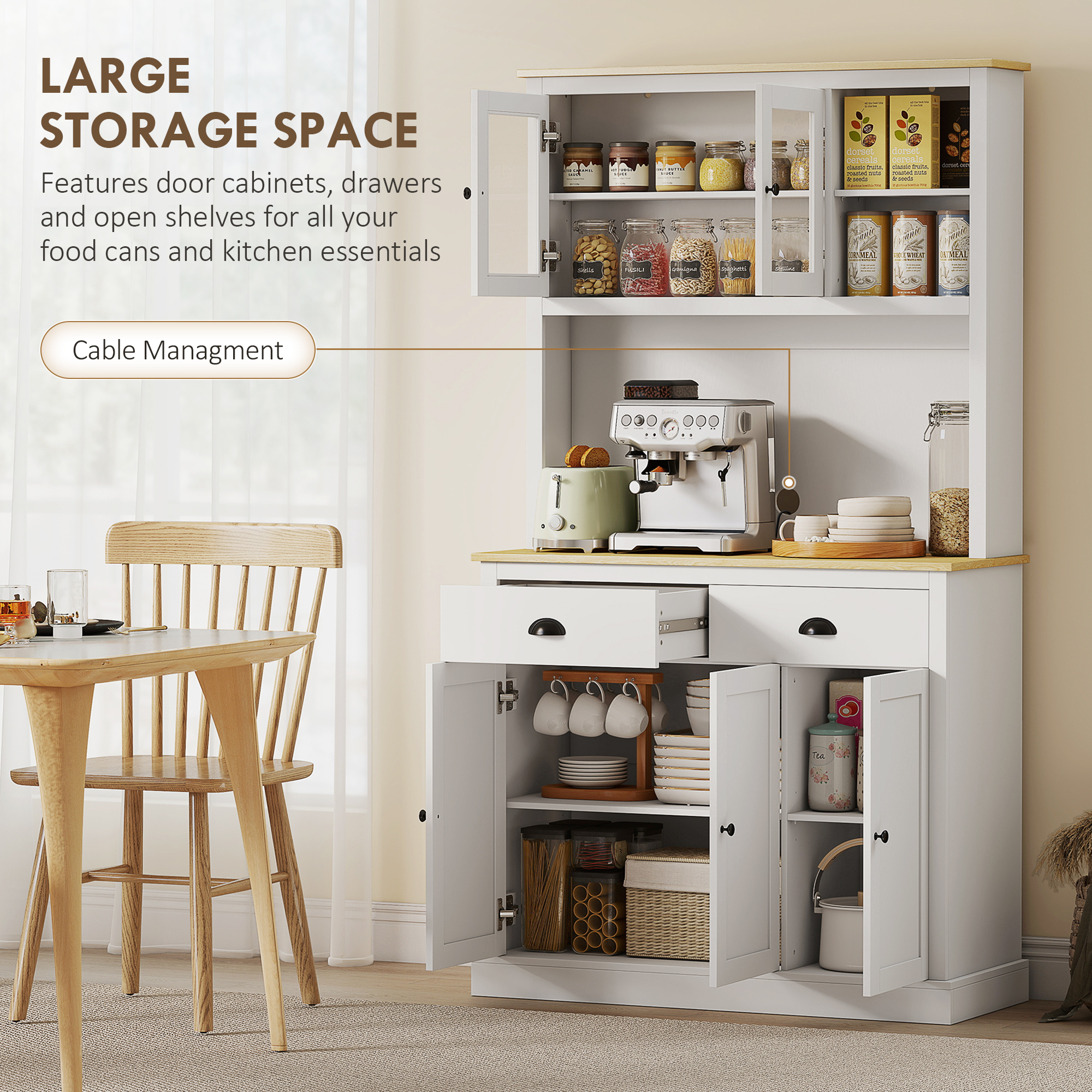 Freestanding Kitchen Pantry Cabinet, picture 4 of 4