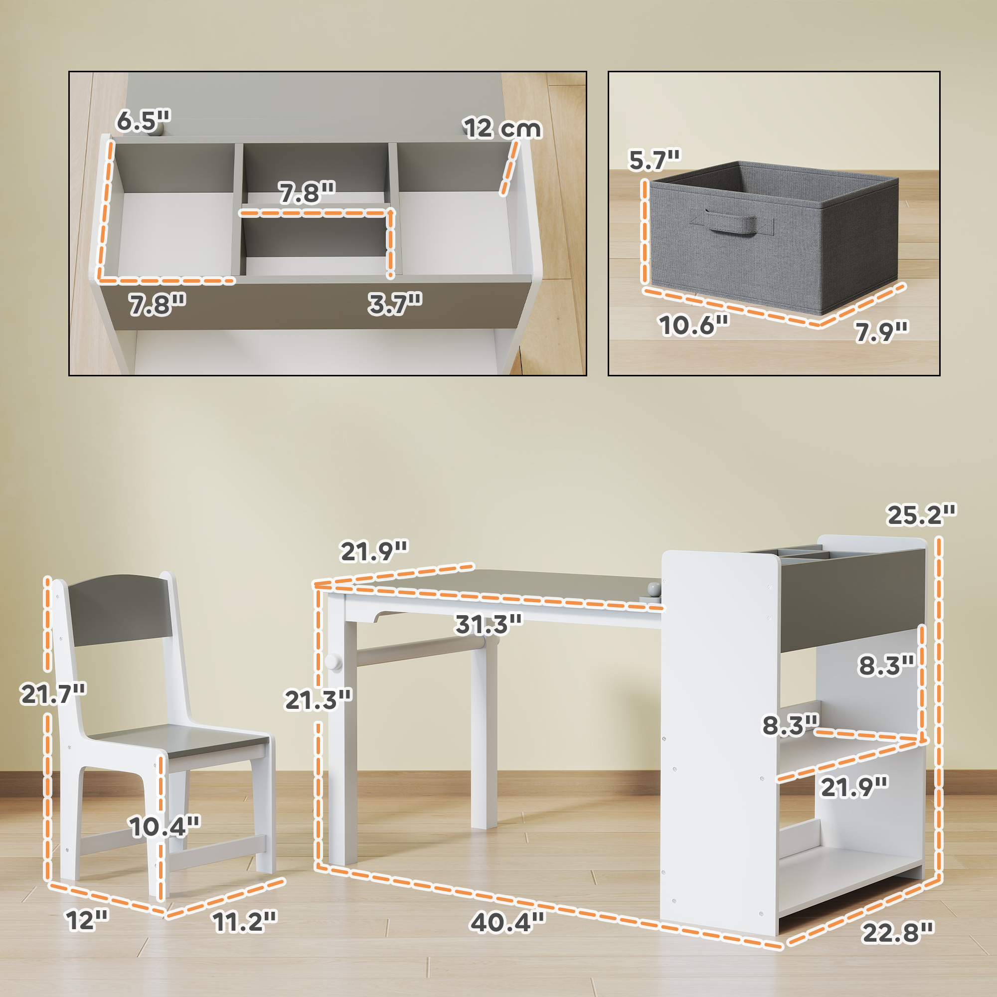 Kids Desk and Chair Set, picture 4 of 4