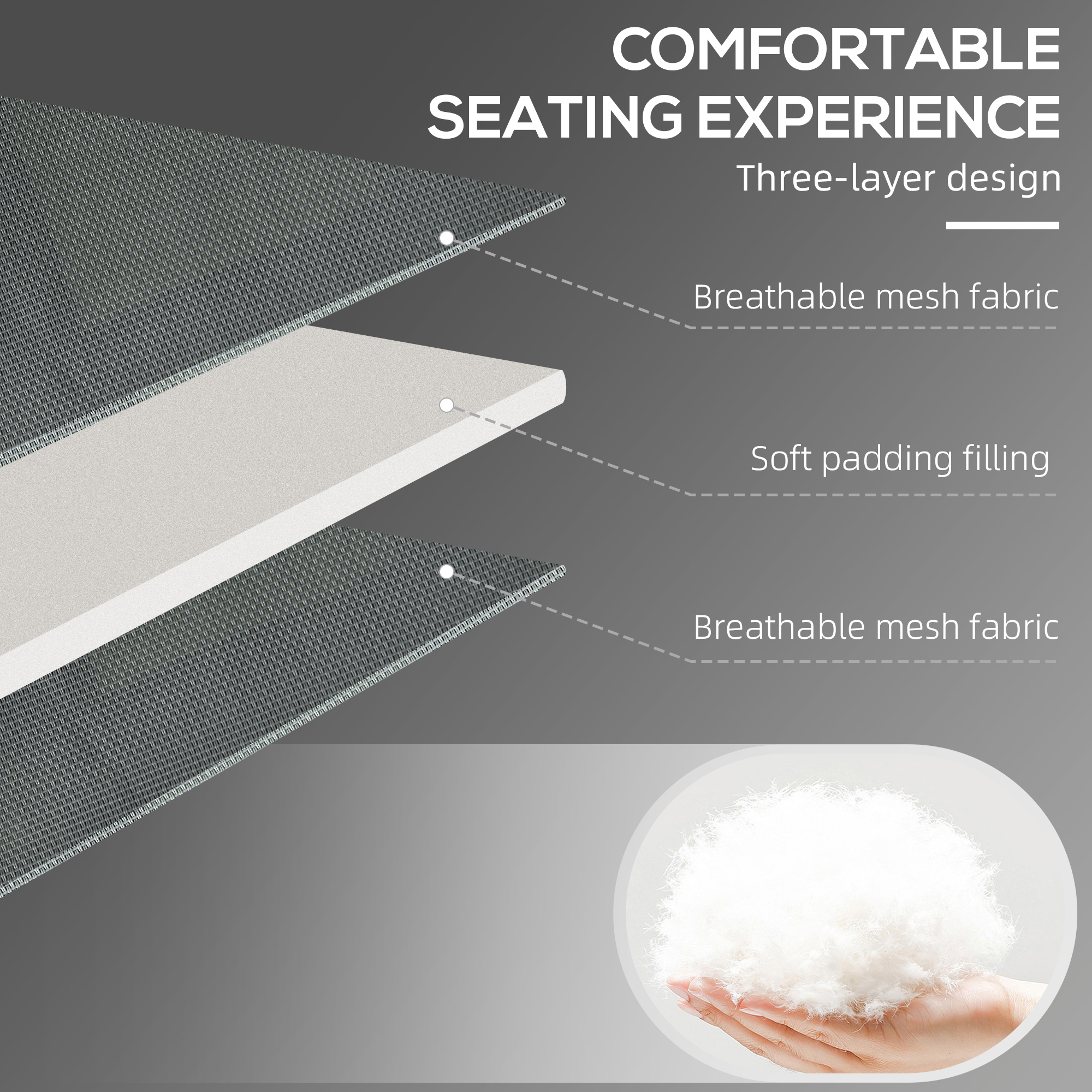 Folding Chaise Tanning Lounge Chair W/ 5-level Reclining Back, Reading Hole, Side Pocket, Headrest, Gray_voghion.com