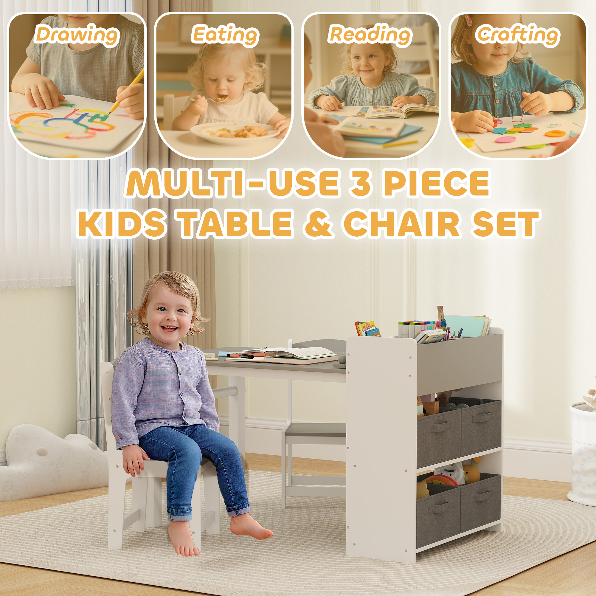 Kids Desk and Chair Set, picture 2 of 4