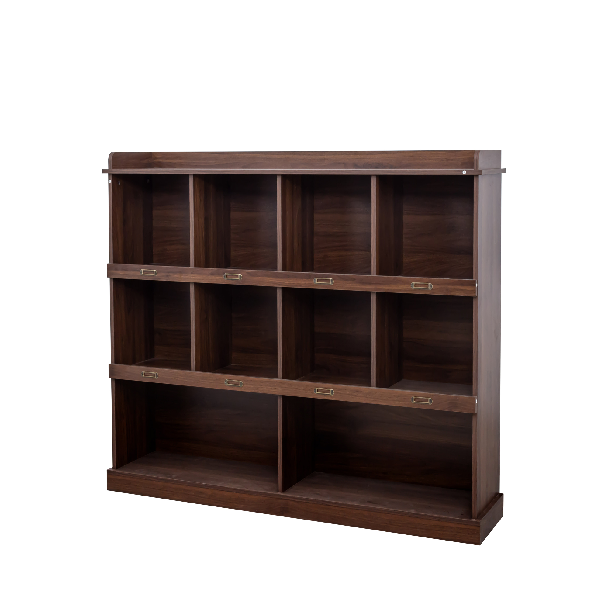 10-shelf Bookcase,WalnutVuirawF_voghion.com