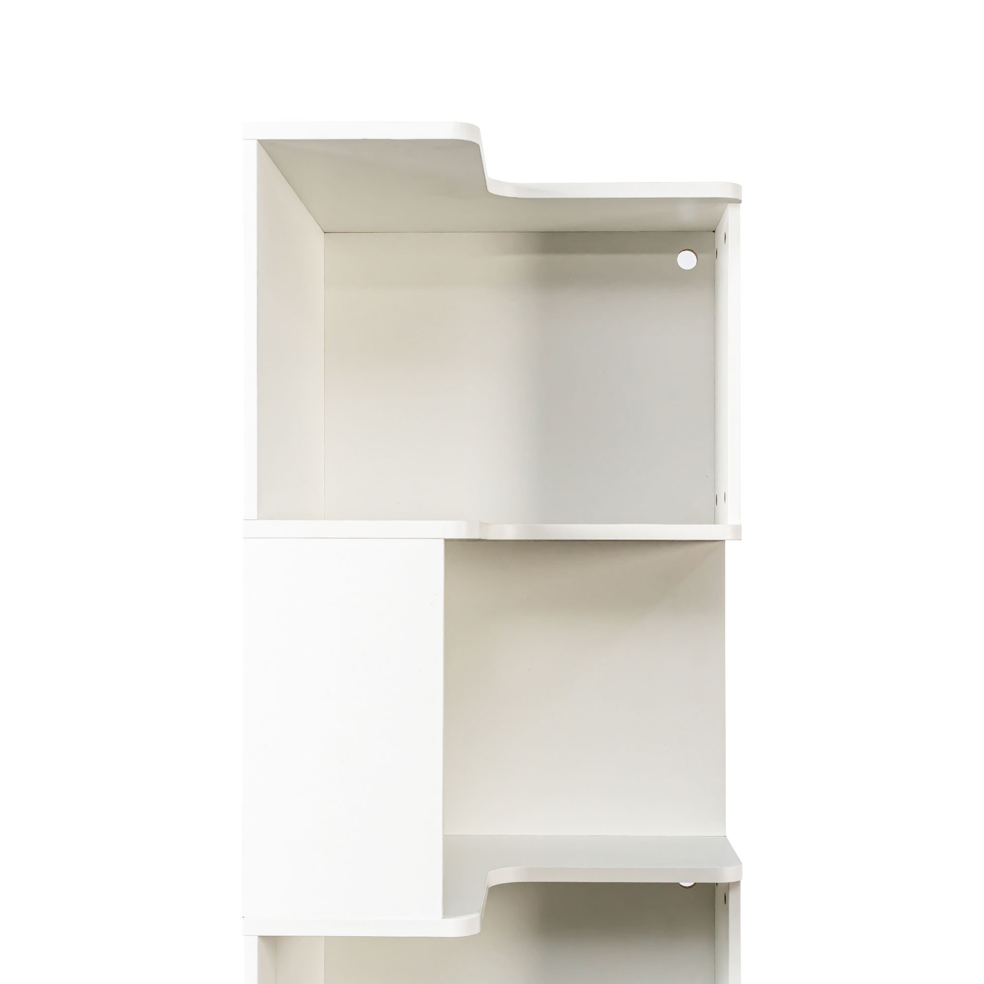 Corner Book Shelf β 5 Tier Corner Bookshelf Bookcase with Baffle β photo 3