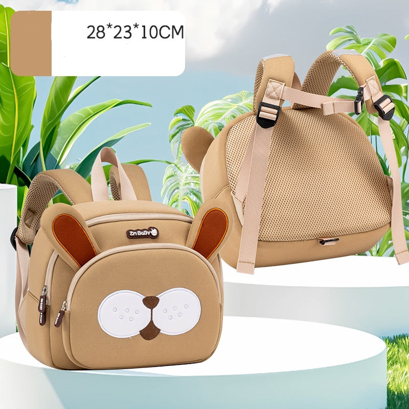 Stylish Cartoon Toddler Bag - Children's Schoolbag Large Capacity Light Breathable Multi-layer Waterproof Backpack
