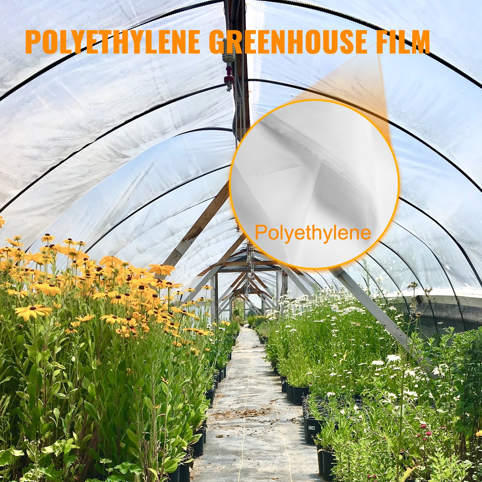 Greenhouse Film 4.5 X 12.2 M,Greenhouse Polyethylene 0.1524 Mm Thickness — image 4