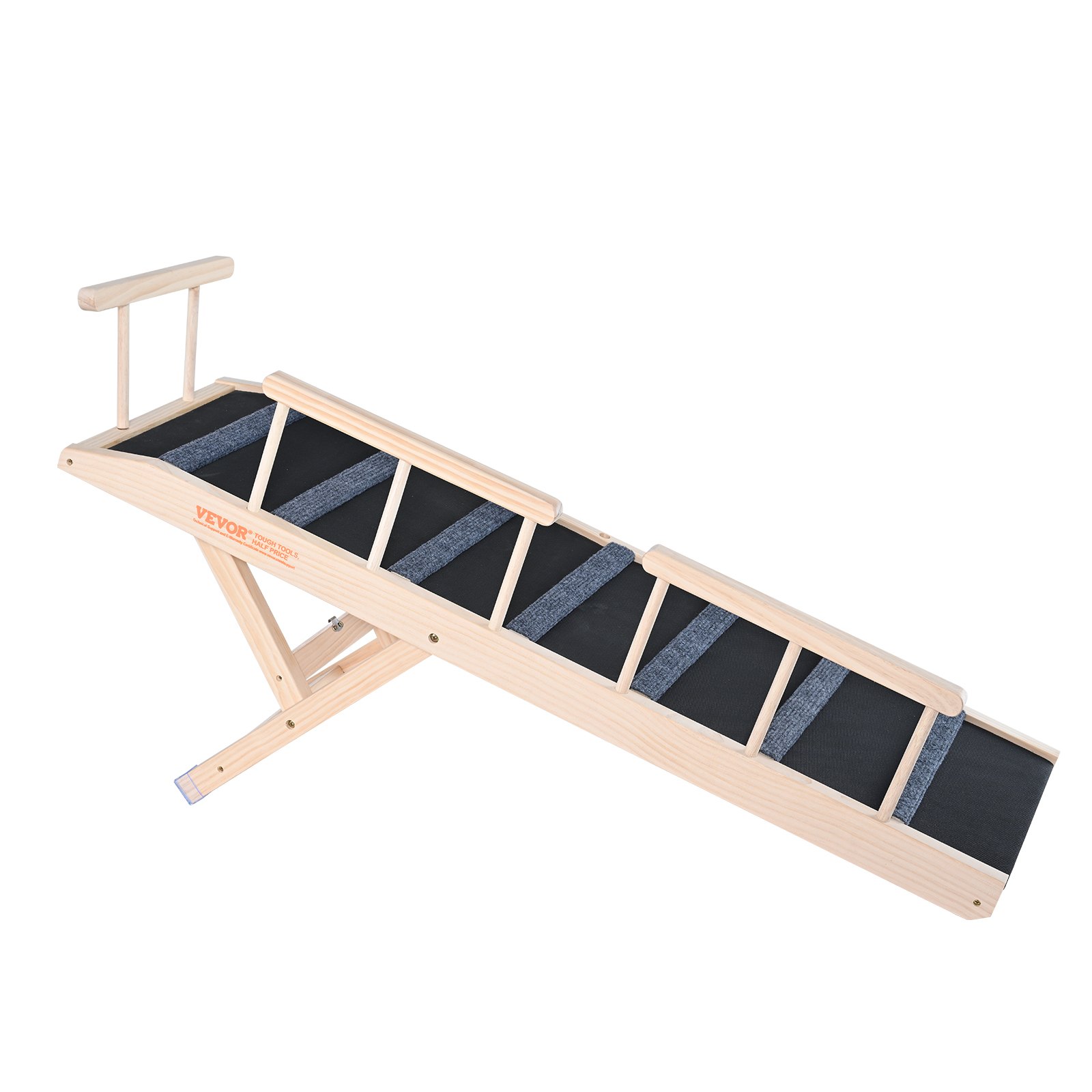 Dog Ramp, Folding Pet For Bed, Adjustable Small, Large, Old Dogs & Cats, Wooden — image 5