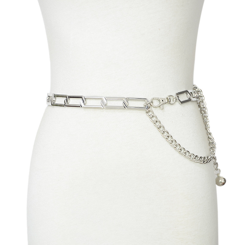 Title 1, Small Metal Iron Chain Waist Chain Ladies Perso...