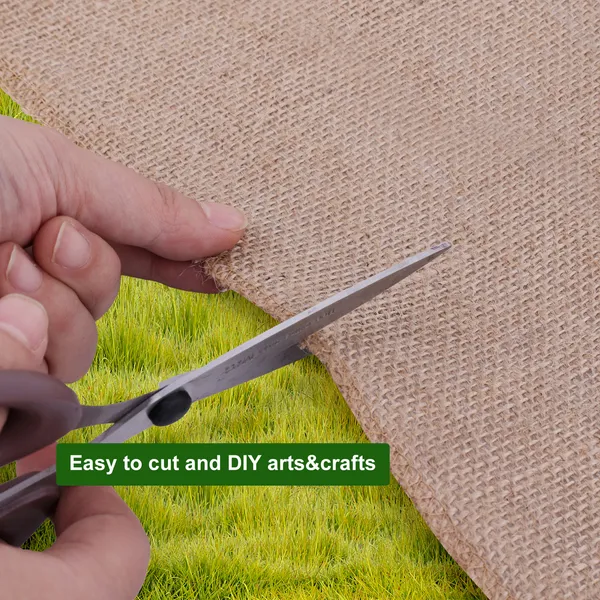 3.3ft*15ft Natural And Eco-friendly, Jute Cloth Roll, Garden Plant Cover, Soil-moisturizing And Weed-control Cloth, Biodegradable And Breathable Mulch