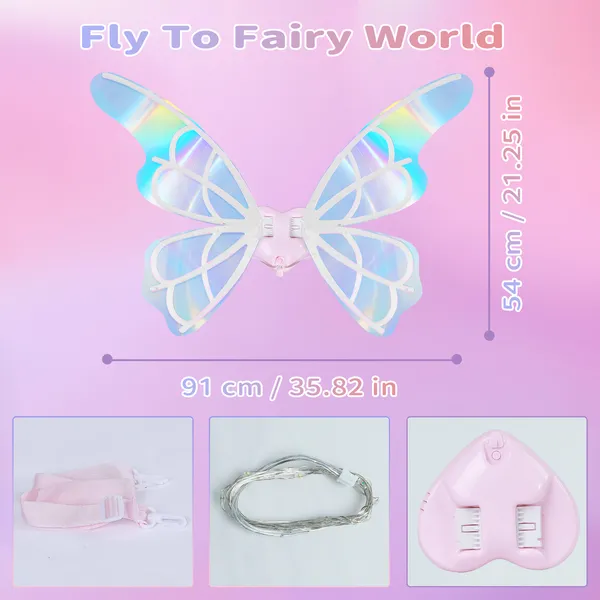 Printed Film Electric Wings + Solid Color Film Electric Wings