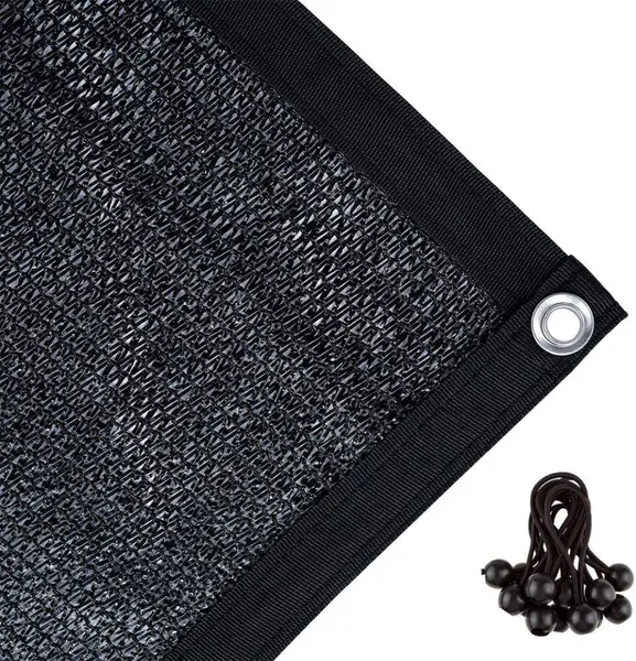 High-Strength Anti-Aging Black Shade Net (Ready-Made) , Universal For Sun Protection, Rain Shelter, Dust Prevention And Bird Deterrence