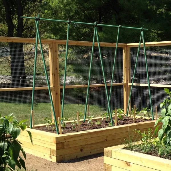 20PC 3/8inch 5ft Dark Green Solid Sticks For Plant Support Offer High Strength, Corrosion Resistance, And Durability, Suitable For Flowers, Vegetables, And Fruit Trees.