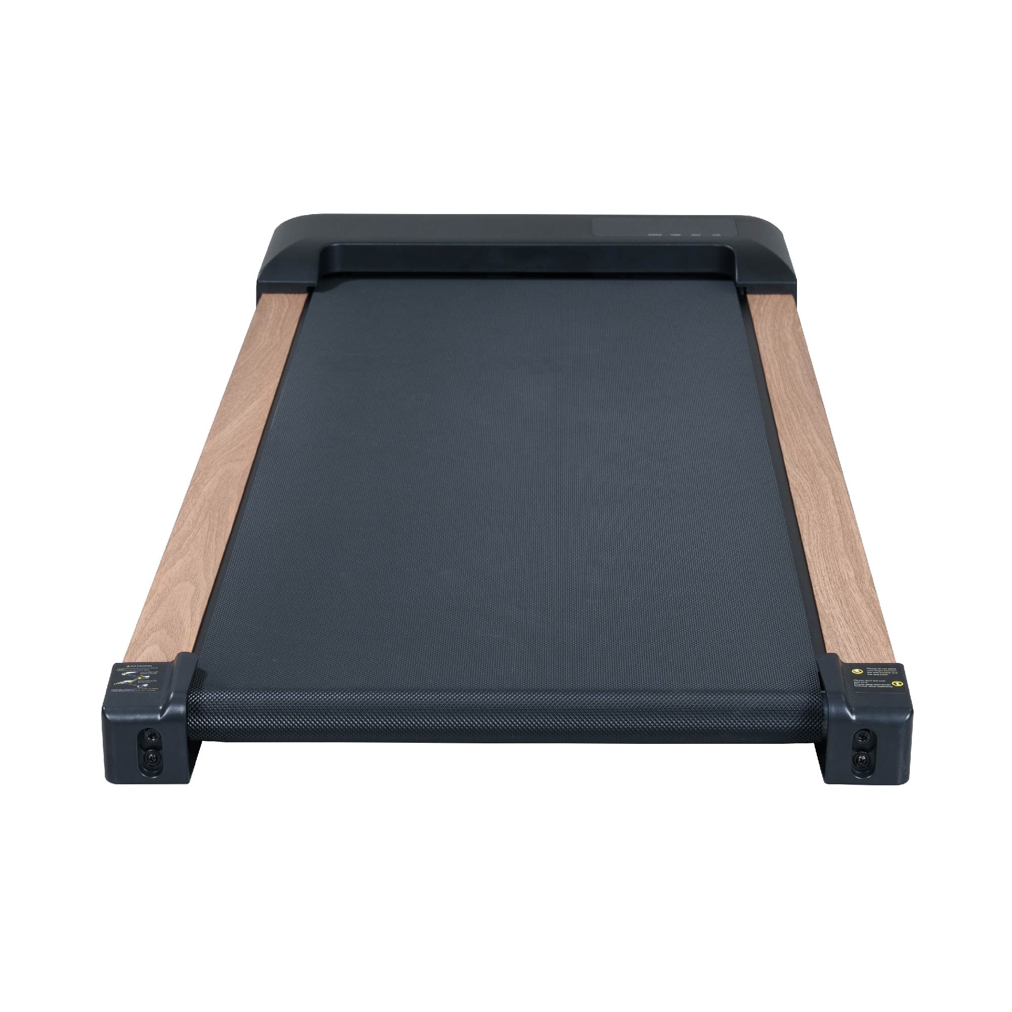 2.25HP Under Desk Treadmill, Portable Wood Walking Pad For Home & Office, Compact Running & Walking Machine With Remote Control, LED Display, Black
