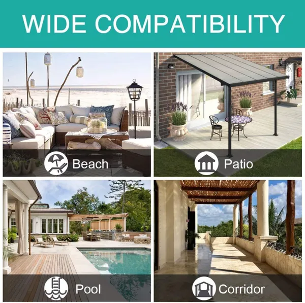 50inch*120inch*1.2inch  Beige Luxurious Woolen Outdoor Curtain With Hanging Straps Combine Elegance And Durability For A Comfortable Outdoor Space.