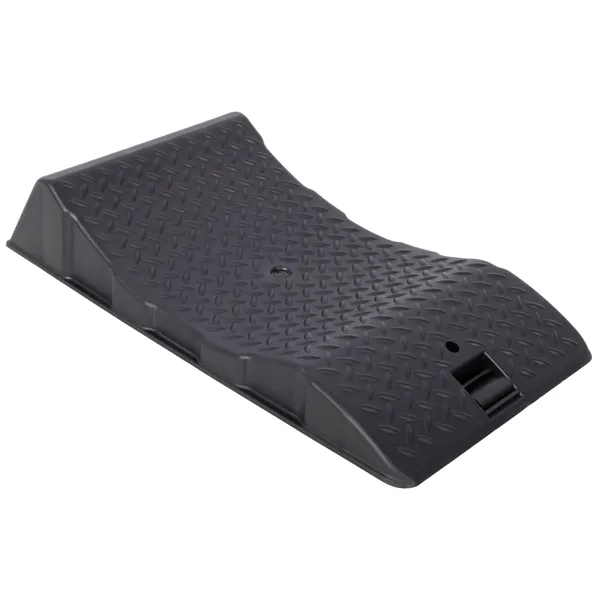 2PACK Tire Saver Ramps,Car Tire Wheel Ramps,Anti-Slip Hard Plastic Design,Black image 4