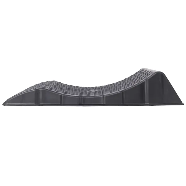 2PACK Tire Saver Ramps,Car Tire Wheel Ramps,Anti-Slip Hard Plastic Design,Black image 2