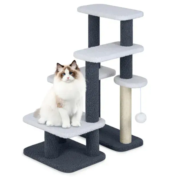 2-in-1 Cat Stairs & Tree