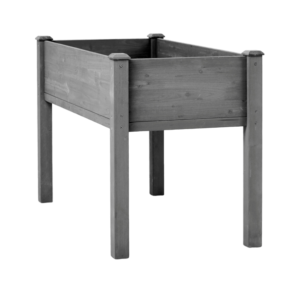 48x24x30 Inch Raised Garden Bed With Legs, Elevated Wooden Planter Box For Outdoor Plants Flowers Fruits… image 5