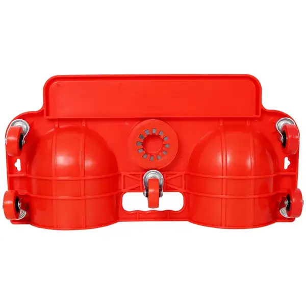 Rolling Knee Creeper Durable Knee Pads With 360 Degree Turn Casters And Tool Tray,for Garage Workshop Garden,Red