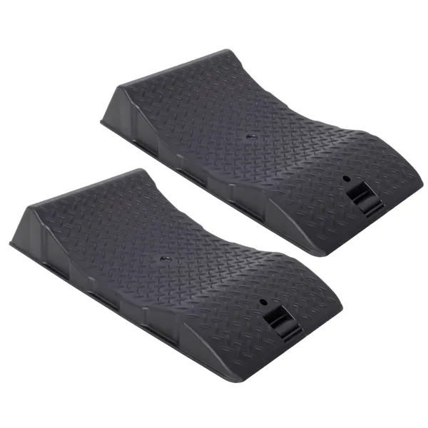 2PACK Tire Saver Ramps,Car Tire Wheel Ramps,Anti-Slip Hard P
