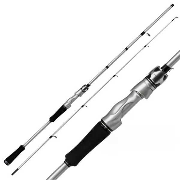 Fishing Rod Carbon Fiber Spinning-casting Rods Carp Poles 2 Sections 6 Ft