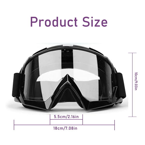 Windproof Anti-Scratch Dustproof Motorcycle Riding Goggles Ski Goggles Racing Goggles Logistics – Only For USPS.TK And TMEU Only For Self-pickup