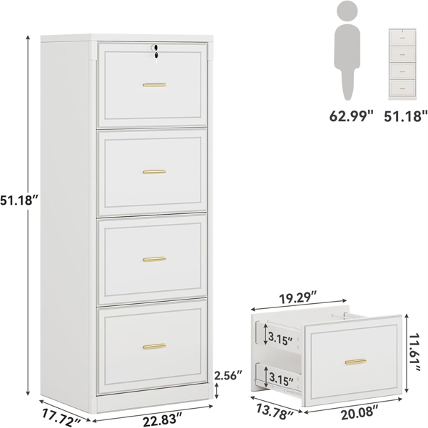 4-Drawer File Cabinet-No Shipments On Weekends