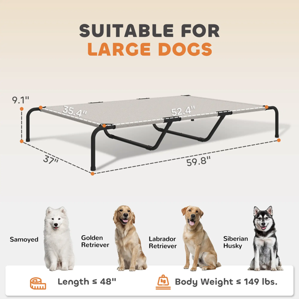 Dog Cot Cooling Pet Bed
