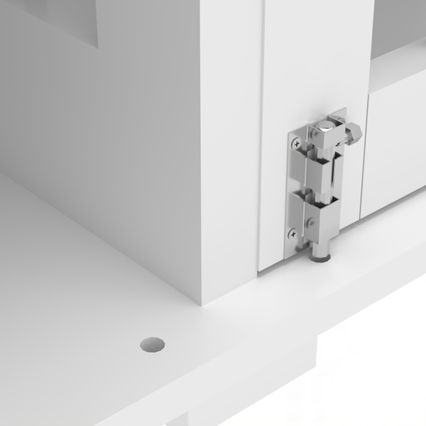 63'' Large Dog Crate Furniture For Double Dog, Wooden Dog Kennel With 2 Drawers,Divider And Sliding Door, Water Resistant Indoor Pets Furniture Style Double Dog Crates