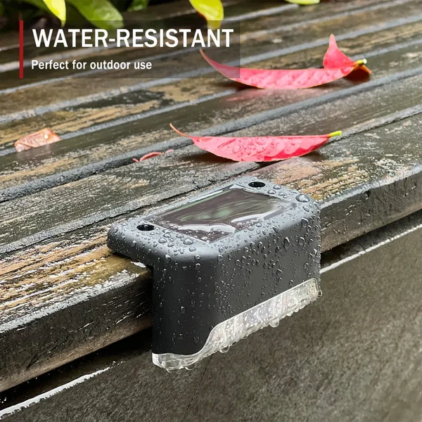 16/32PCS Solar Outdoor Light, Spring Camping Outdoor Light, Outdoor LED Step Light, Solar Charging, Suitable For Balconies, Terraces, Stairs, Fences, Courtyards, Gardens, Villas, Driveways, P