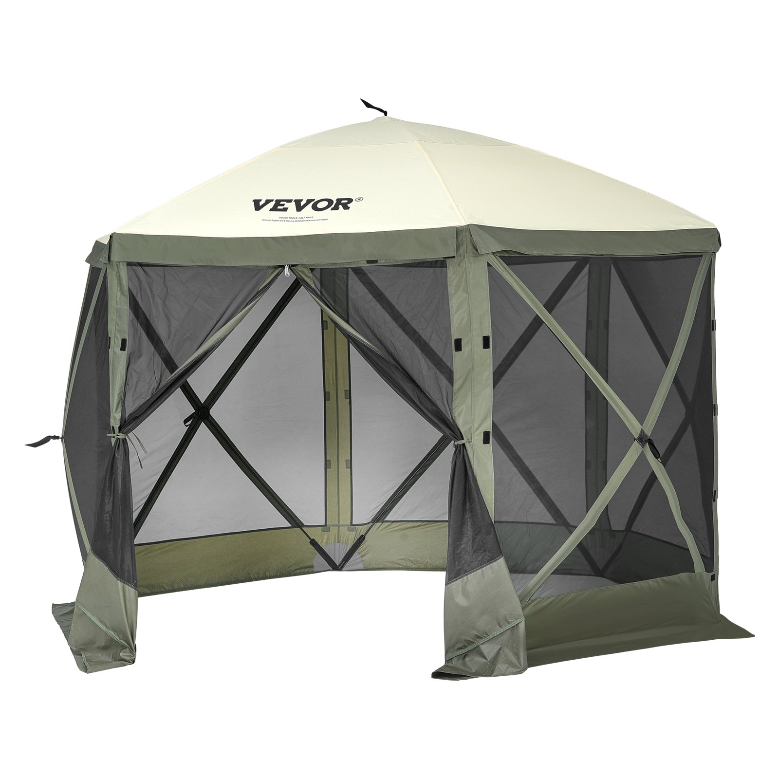 Pop Up Gazebo Tent, Pop-Up Screen 6 Sided Canopy Sun Shelter With 6 Removable — image 3
