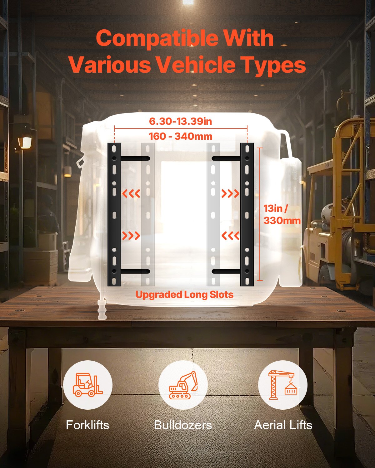 Universal Forklift Seat, Tractor With Adjustable Back, Armrest, Headrest — image 4