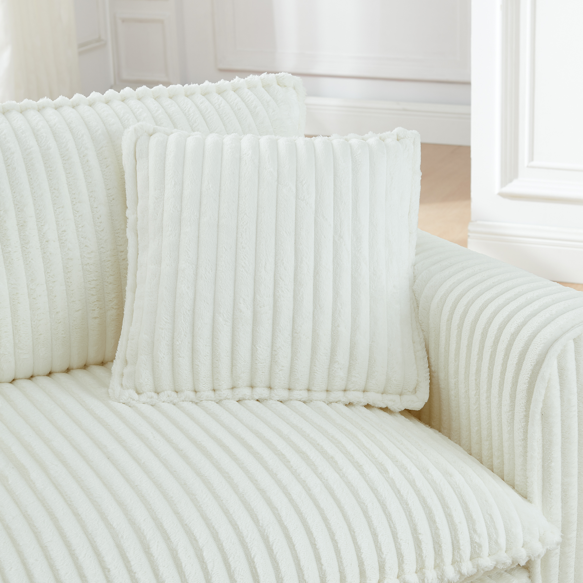 Corduroy Lazy Sofa Chair, picture 3 of 4