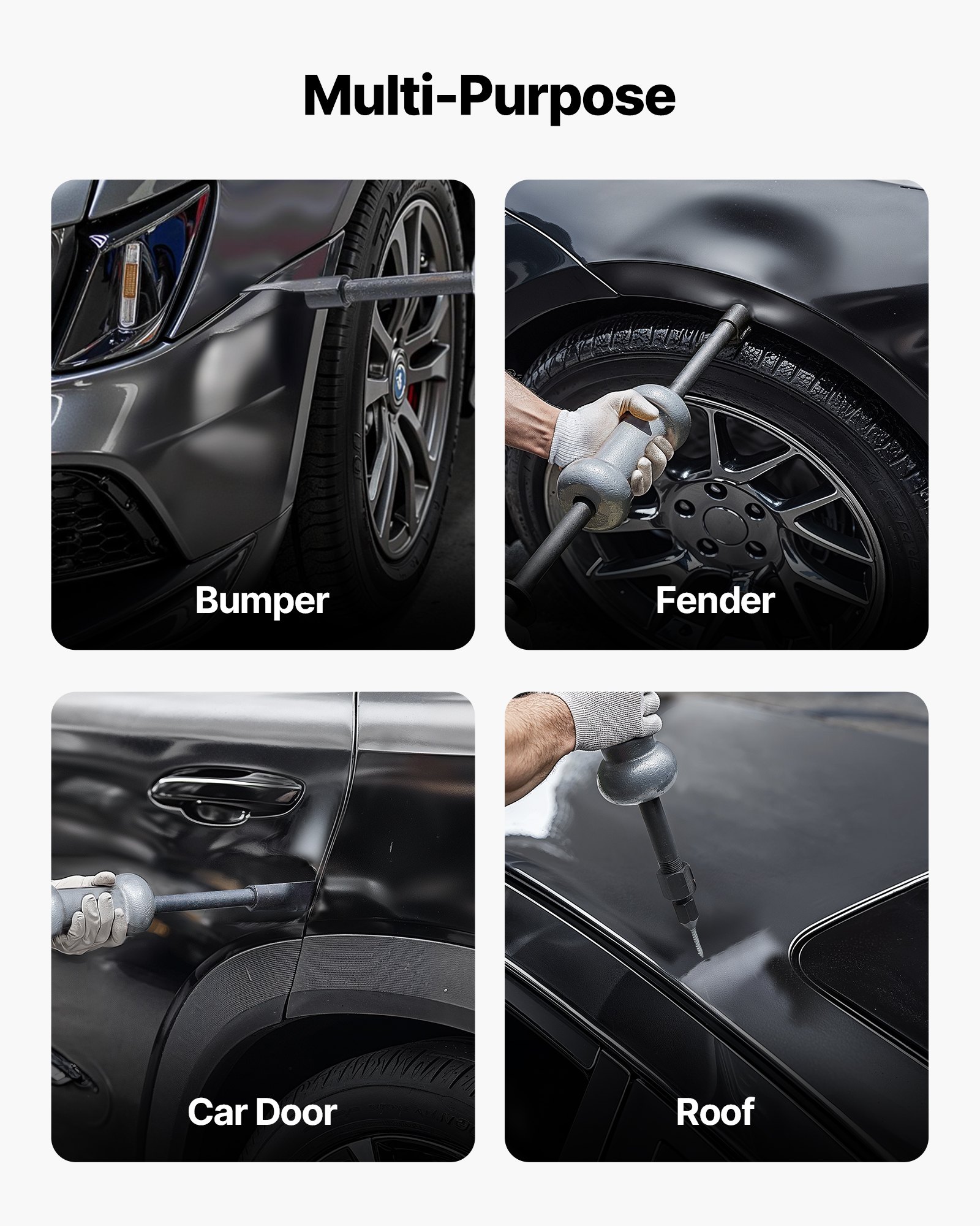 Dent Puller Kit, 10 Lbs 13-in-1 Slide Hammer Removal Heavy-Duty Auto Body Truck — image 3